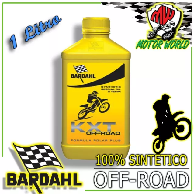 1 Lt Bardhal Bardahl Racing Kxt Off Road Huile Synthétique 2T Cross Enduro Trial