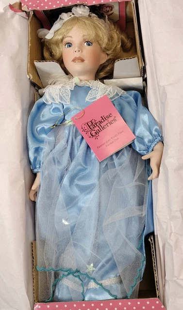 Vintage 1990s Paradise Galleries Treasury Collection Angel of Peace Doll   14"