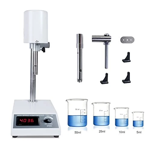 LABFENG high-Speed homogenizer is Suitable for 5~1000ml Lab Disperser Emulsif...