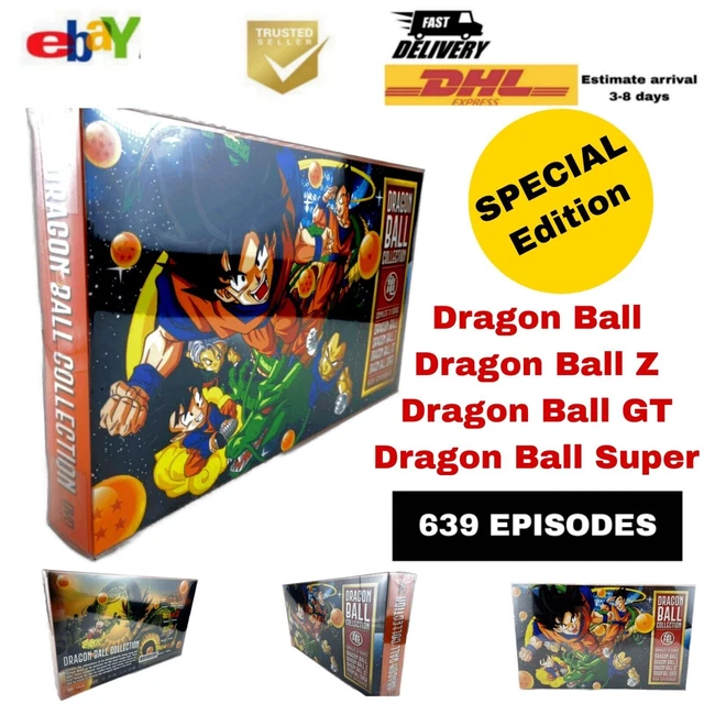 Dragon Ball,Ball Z,Ball GT,Ball Super Collection Complete Series DVD 639 episode