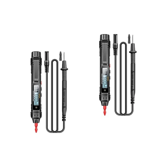 2x multimetro a penna voltmetro test elettrico misuratore di tensione CA e DC