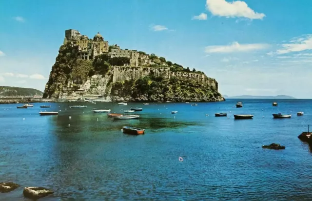 Cartolina Postale Ischia Castello Aragonese Non Viaggiata Bc02