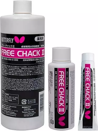 Butterfly Table Tennis Racket Glue Free Chack II - 20ml - Great for Assemblin...