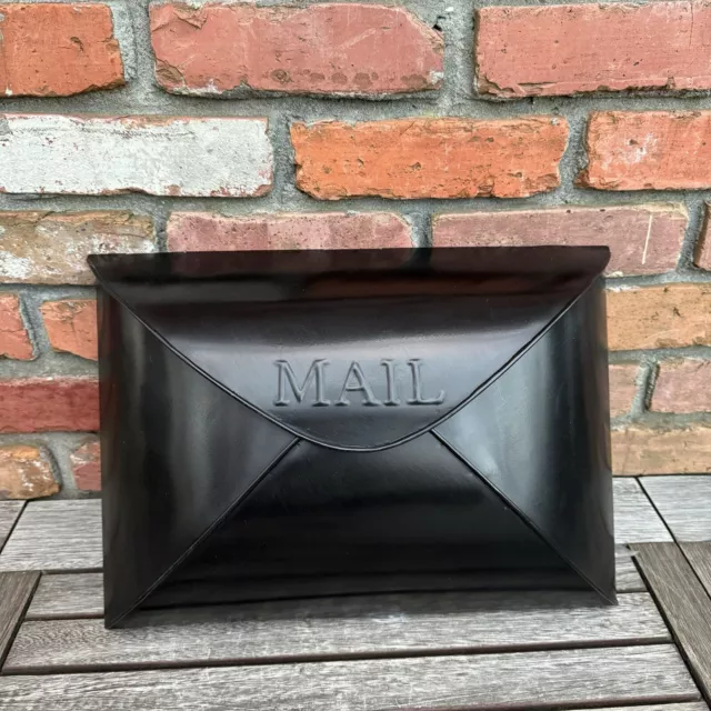 Pottery Barn Envelope Mailbox Antique Bronze Scuffed W/hardware NWOB