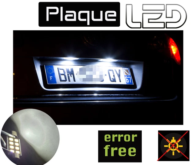 BMW E60 E61 Ampoules LED blanc Plaque d