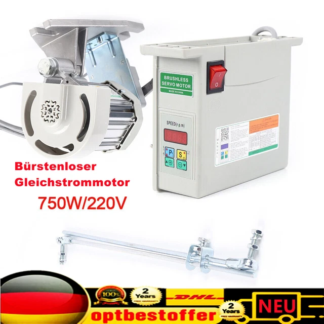 Moteur Brushless Servo 750W 220V Pour Machine à Coudre Industrielle - Neuf, Garantie 3 Ans