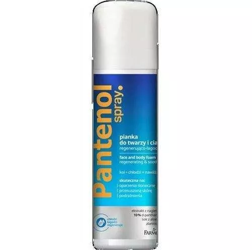 Farmona Panthenol Face Body Foam Spray Sunburns 150ml