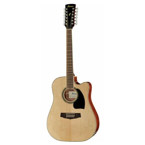 IBANEZ - PF1512ECE NATURAL - Guitare électro-acoustique