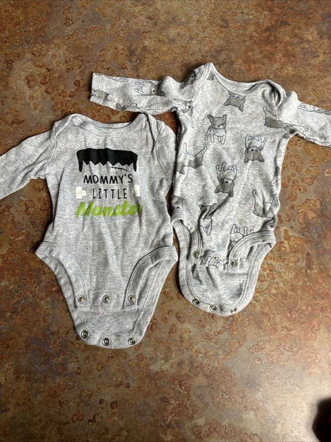 13 Piece Baby BOY CLOTHES LOT!! All Newborn Size Carters 3