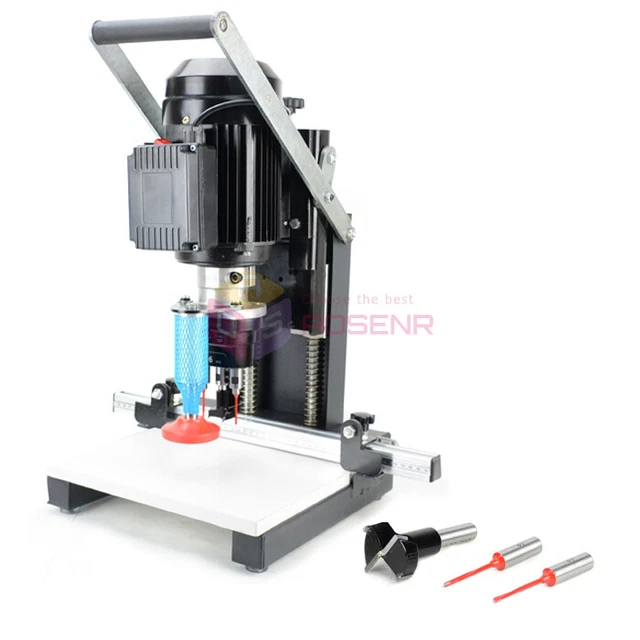 110V/220V  Portable Hinge Drill Hole Machine Woodworking Drill Boring Machine