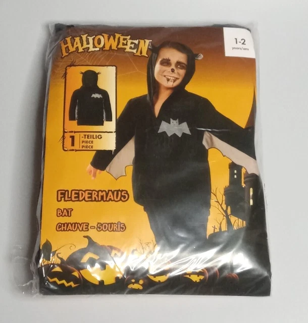 Kostüm Fasching Halloween Kinder Fledermaus