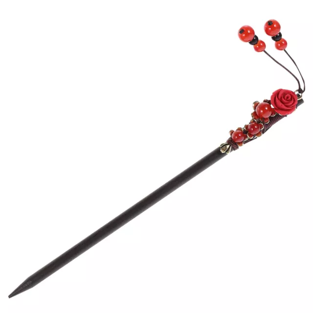 Vintage Japanese Tassel Hair Chopsticks Flower Hairpins for Women