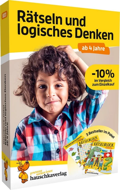 Ulrike Maier (u. a.) | Rätselblock-Paket ab 4 Jahre - Rätseln und logisches...