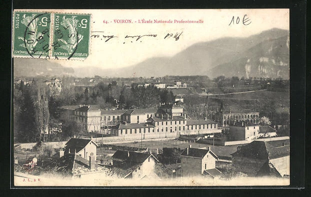 CPA Voiron, L´Ecole Nationale Professionnelle 1905