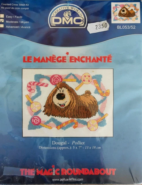 Kit Point De Croix Enfant - Motif PJ Mask Gekko - Toile 18x15 Cm - Loisir Créatif Pour Débutants - COMERCIAL MERCERA