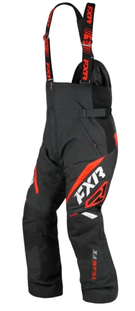 FXR Men's Team FX Snowmobile Pants Bibs Red M L XL 2XL 3XL  220100-1020