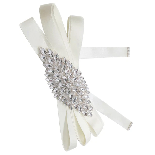 1 PEZZO abito da sposa cintura grande strass decorazione abito da cocktail cintura per festa