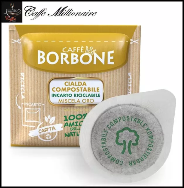 200 Cápsulas Oro Caffè Borbone Mezcla 44MM Envoltura Ecológico Descuentos 15% 2