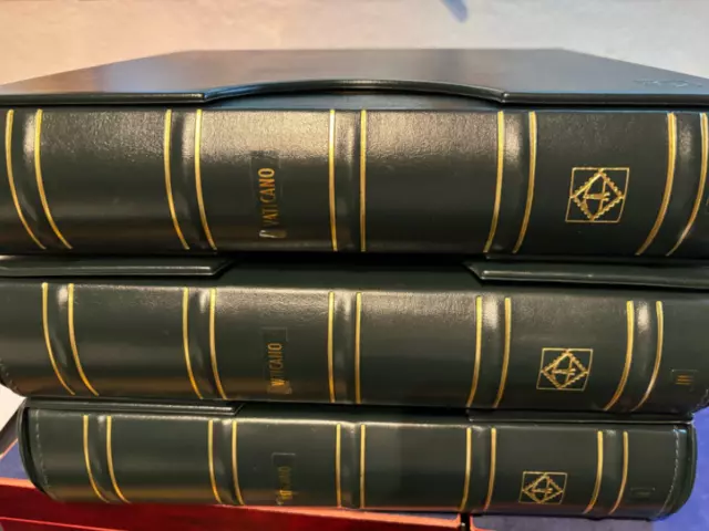 postfrische Vatikansammlung in drei Bänden 1929-2020 mit Mi.Nr. 8-13 Aufdrucken