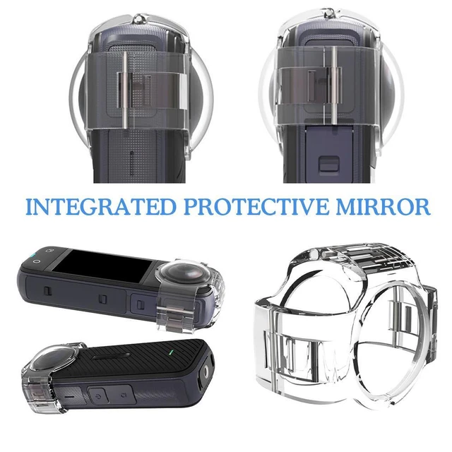 Protezione Lente In Vetro Temperato Per Insta360 X4 - 2 Pezzi Con Staffa Rotante - Accessorio Fotoripresa - 3