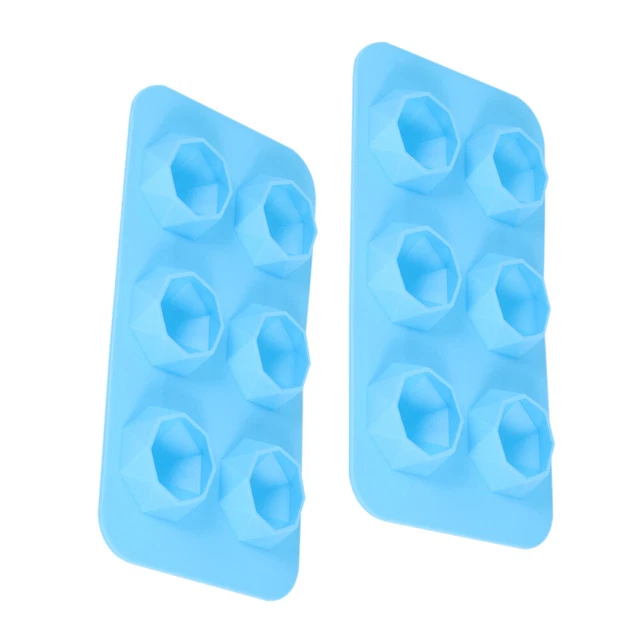 2 piezas Hágalo usted mismo Formas de hielo Cubo de hielo grueso Beber Hielo Cude Cubo de hielo con pinzas