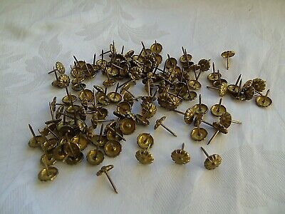 French 124 pegs brass bronze for upholstery or to any projects decoration