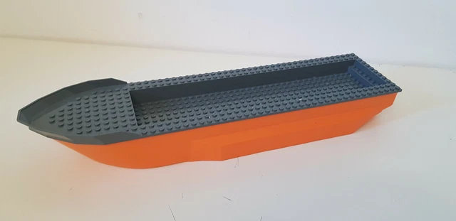 Orange top lego boat
