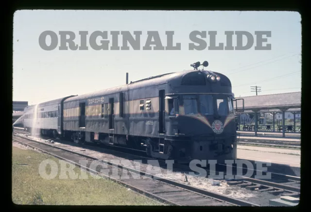 Orig 1963 Slide - Seaboard Air Line SAL Motor Car Railbus Florida Railroad FL