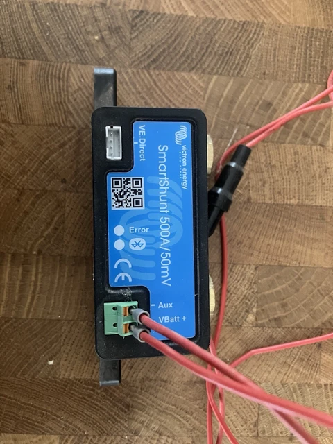 VICTRON ENERGY SmartShunt 500A/50mV Smart Battery Shunt, Bluetooth