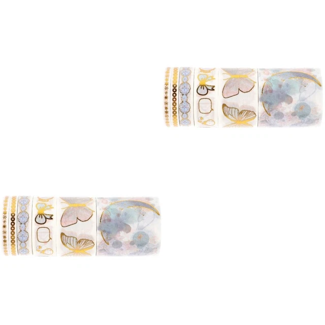 12 rollos cinta de manualidades cinta adhesiva Washi cinta Washi accesorios de diario Pro hágalo usted mismo