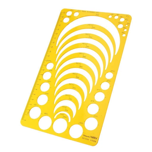 Drawing Template Lettering Ruler DRAWING RULER TEMPLATE for Drawing Many Size Kids School £6.42 ...