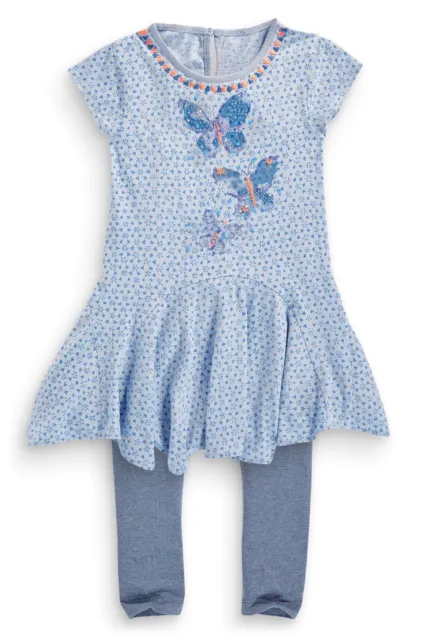 Bnwt Next Butterfly Dress And Leggings Set Size 7 Years