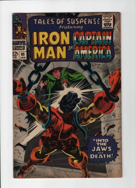 Tales of Suspense 85 VF/NM 9.0 Captain America & Iron Man Mandarin Appears 1967
