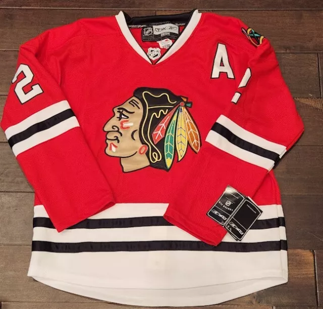 Reebok, Shirts, Duncan Keith Chicago Blackhawks White Away Jersey Reebok Edge 2 Size 56