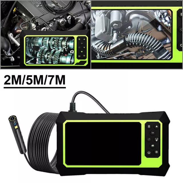 HD 1080P Doppelobjektiv-Endoskop-Kamera mit Lichtern 4,3-Zoll-LCD-Bildschirm