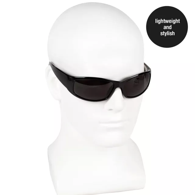 Smith & Wesson 21303 Elite  Safety Sun Glasses Black Frame Smoke Lens Each 2