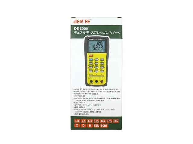 DER EE DE-5000 High Accuracy Handheld LCR Meter ONLY Meter Brand New