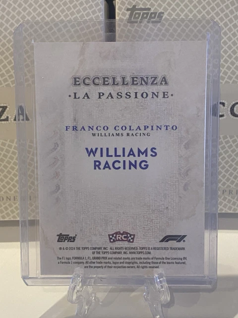 2024 Topps Eccellenza Formula 1 F1 LA SQUADRA Fernando Alonso Lance