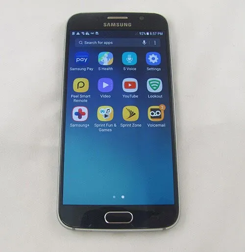 Samsung SM-G920A Galaxy S6 Unlocked Smartphone  GOOD