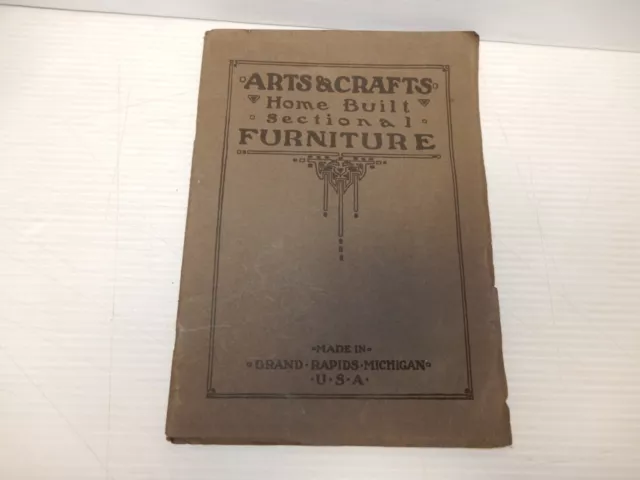 Antique Catalog Arts And Crafts Furniture Grand Rapids Furniture Co 1918
