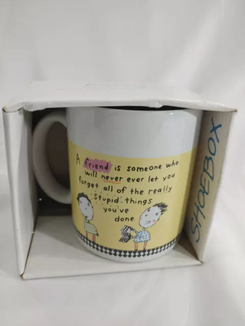 New Shoebox Greetings Friends  Coffee Mug Hallmark Vintage Humor