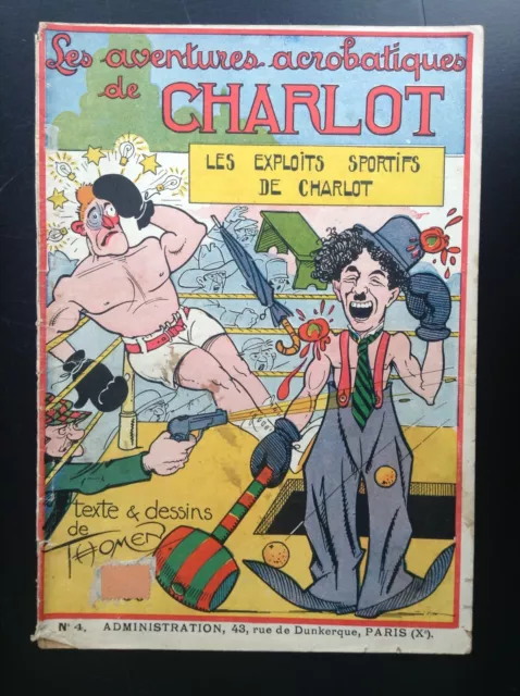 Les aventures acrobatiques de Charlot N° 4  Thomen SPE 1931