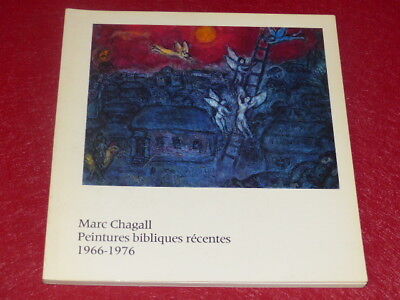 [ART XXe] MARC CHAGALL CATALOGUE EXPO PEINTURES BIBLIQUES RMN EO 1977 MMB NICE