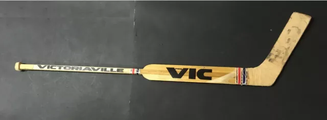 John Vanbiesbrouck game used VIC Ultra Lite 9050 goalie hockey stick HOF CBM COA - Cardboard Memories