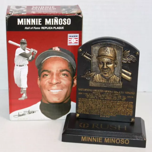 Chicago White Sox Minnie Minoso Replica HOF Plaque SGA