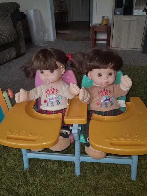 Interactive twin dolls on sale