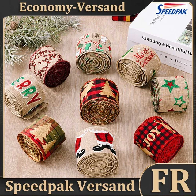 Streamer Ribbon Creative Chic Decor Christmas Strip for Wreath Bows Bouquet Cake