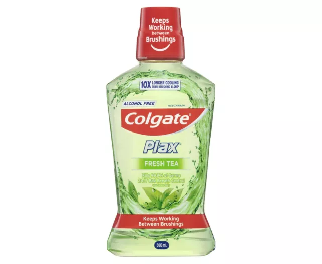 Colgate Plax Fresh Tea Mouthwash 500ml-FREE DELIVERY