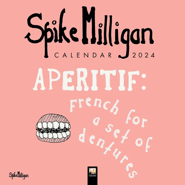 SPIKE MILLIGAN WALL Calendar 2024 (Art Calendar) Free Tracked