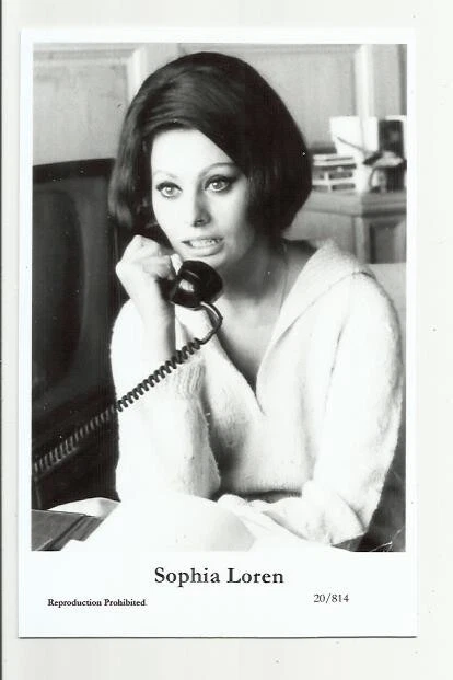 (Bx34) Sophia Loren Swiftsure Photo Postcard (20/814) Filmstar Pin Up Glamour